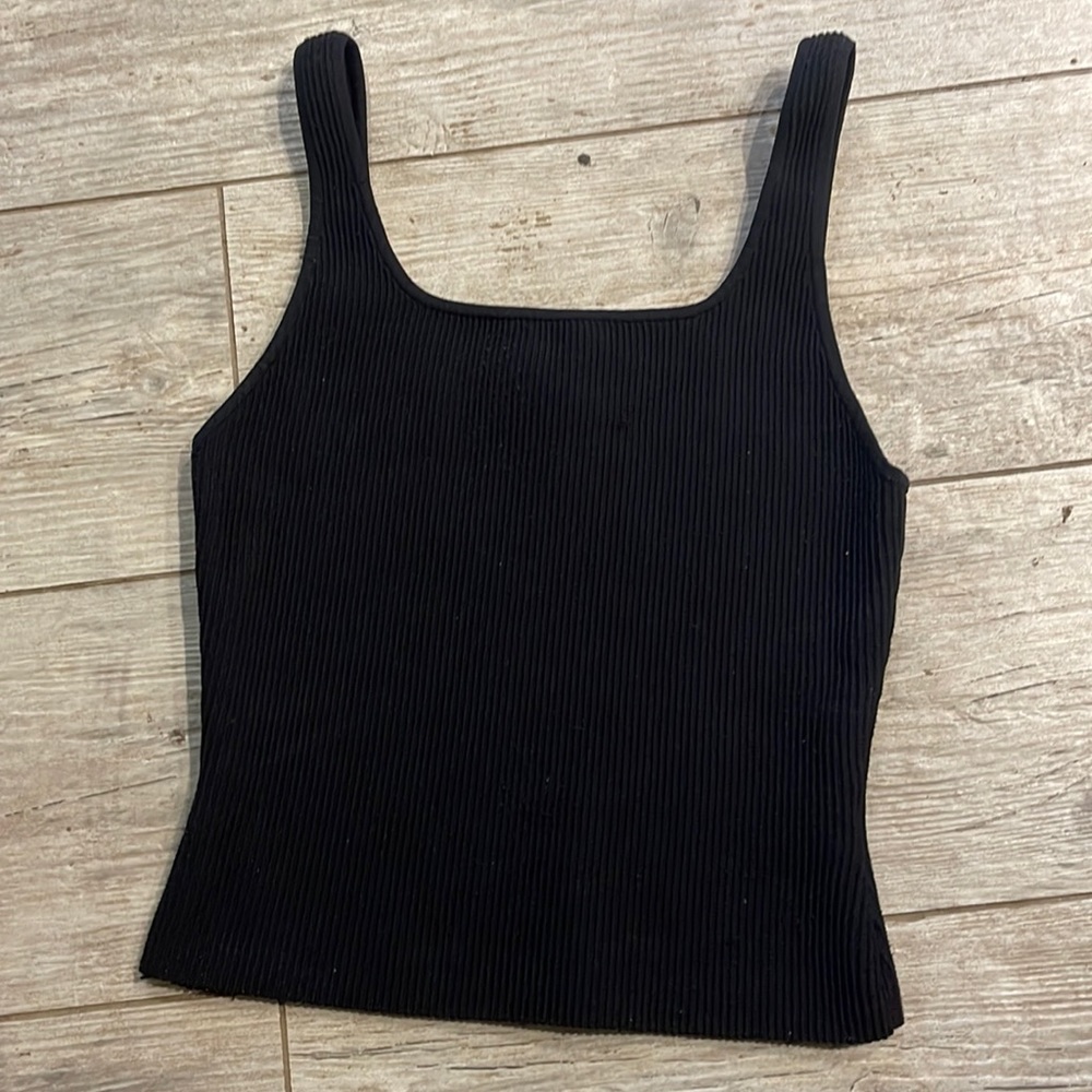 Babaton Sculpt Knit Tank - Size Large (Black)